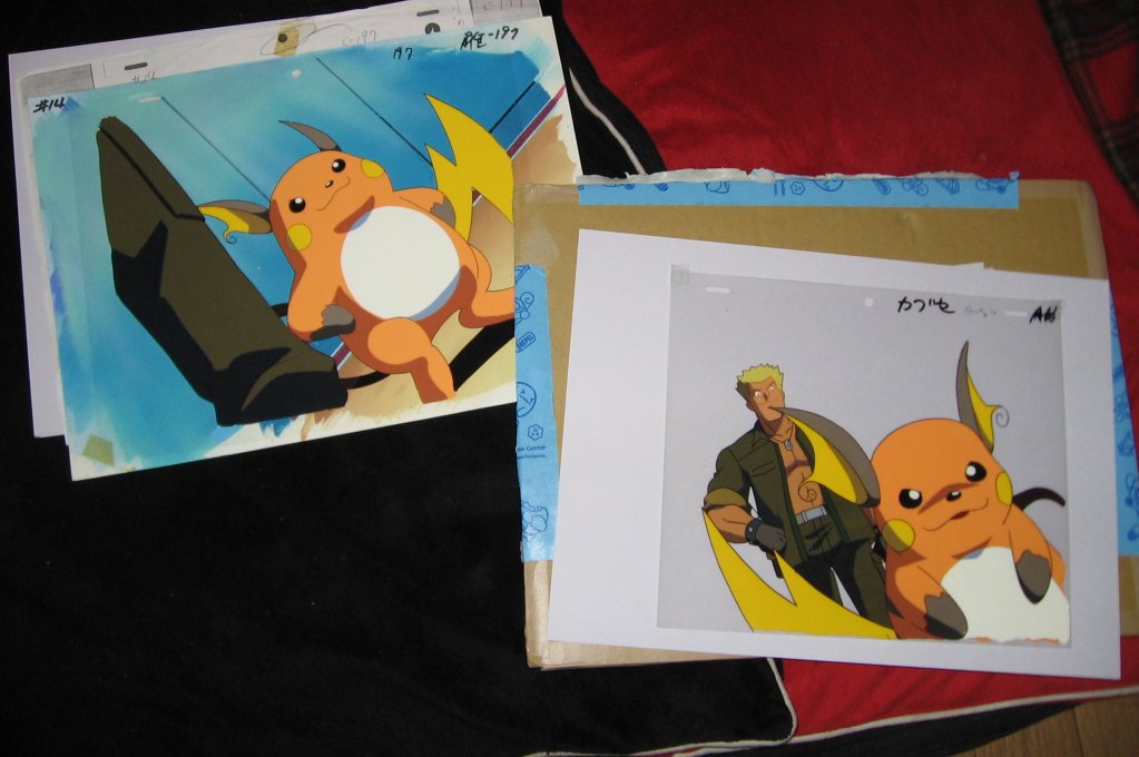 How the Anime Is/Was Made (production cels and sketches!)